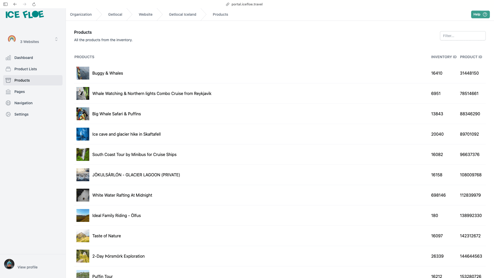feature icon for Travel Inventory Integration